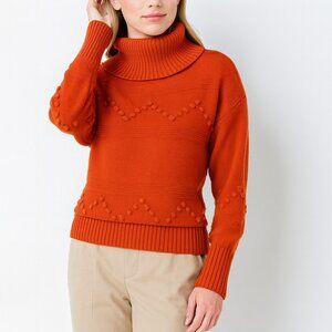Frye And Co. Chunky Knit Pullover Cowl Neck Sweater